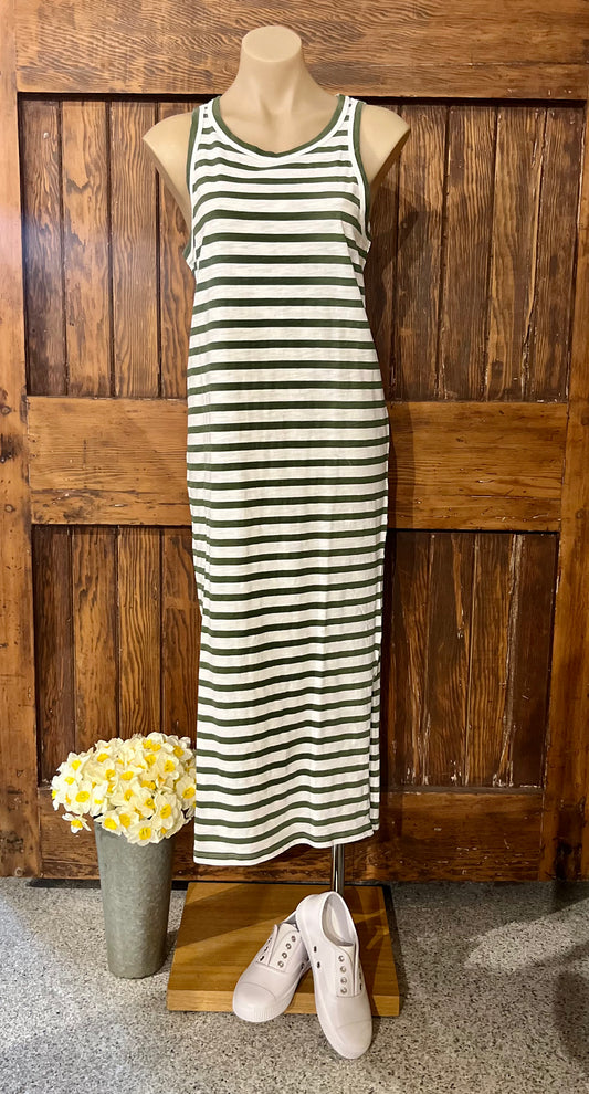 C+ P + S Tank Dress Fairway Green