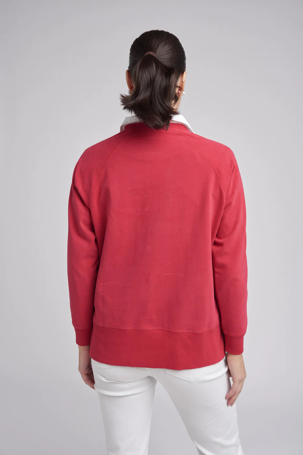 GC Logo Sweater Ruby Red