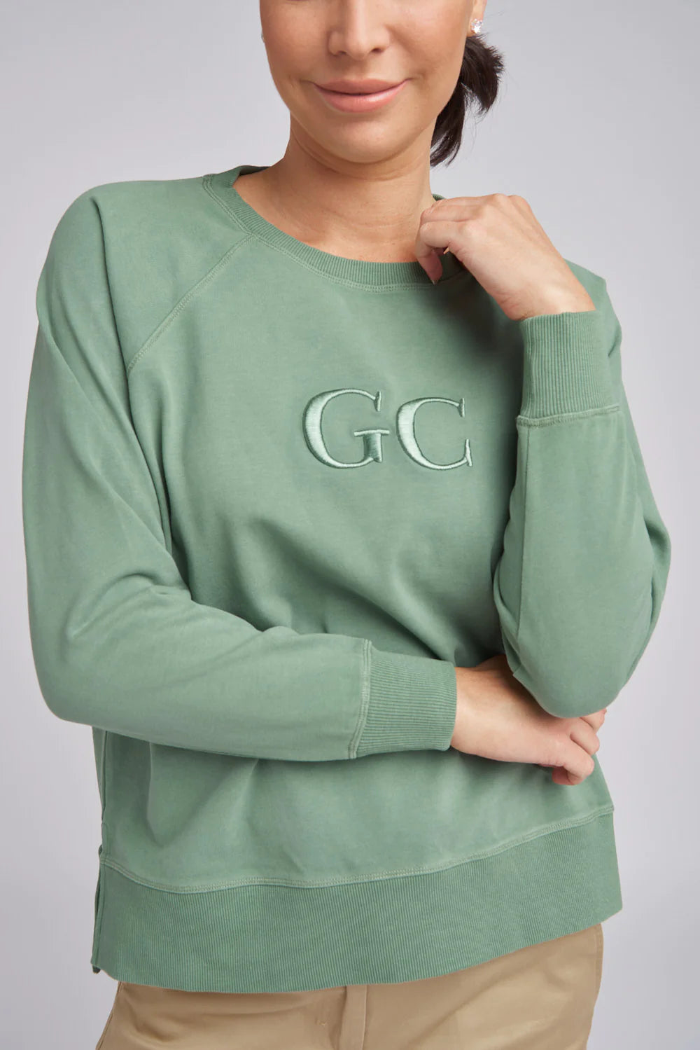 GC Logo Sweater Sage