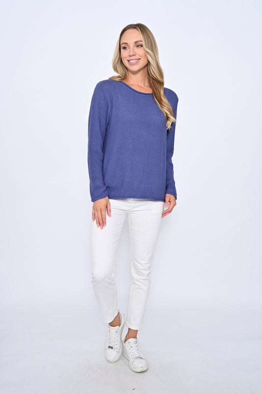 Honeycomb Knit - Periwinkle