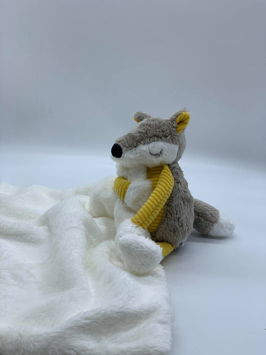 Doudou Fox Plush Cuddle Blanket